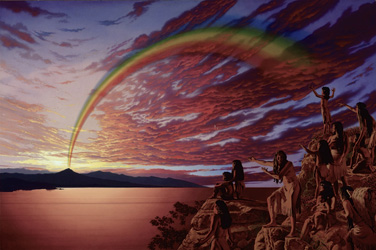 Loinclothed hobby; Obr�zek dne - the picture od the day - �awa rel - The Rainbow Bridge