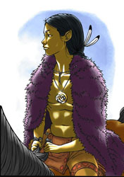 Loinclothed hobby; Obr�zek dne - the picture od the day - �awa rel - Atreyu, the greenskin hunter from the grassy plains.