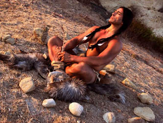 Loinclothed hobby; Obr�zek dne - the picture od the day - �awa rel - Tewng k vod� - Jay Tavare 