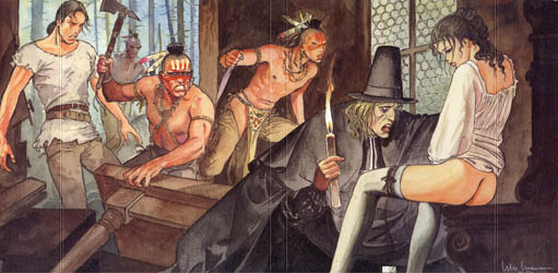 Loinclothed hobby; Obr�zek dne - the picture od the day - �awa rel - Milo Manara - L'�t� indien 