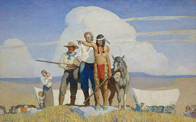 Loinclothed hobby; Obr�zek dne - the picture od the day - �awa rel - Newell Convers Wyeth - Summer  