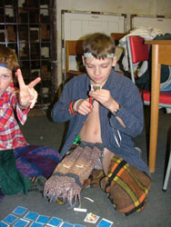 Loinclothed hobby; Obr�zek dne - the picture od the day - �awa rel - Chlapeck� indi�nsk� odd�l. B�ezen, 2005  