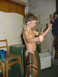 Loinclothed hobby; Obr�zek dne - the picture od the day - �awa rel - Chlapeck� indi�nsk� odd�l. B�ezen, 2005  