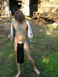 Loinclothed hobby; Obr�zek dne - the picture od the day - �awa rel - Chlapeck� indi�nsk� odd�l. Srpen, 2005  