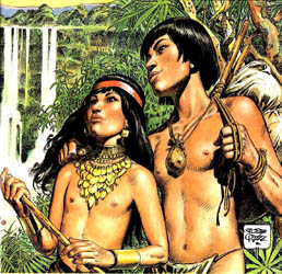 Loinclothed hobby; Obr�zek dne - the picture od the day - �awa rel - La Civilizaci�n Inca - Los Hijos  