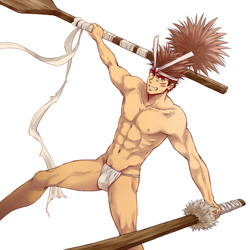 Loinclothed hobby; Obr�zek dne - the picture od the day - �awa rel - fundoshi - rukosaku  