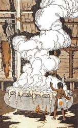 Loinclothed hobby; Obr�zek dne - the picture od the day - �awa rel - Stories the Iroquois Tell Their Children, by Mabel Powers