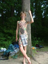 Loinclothed hobby; Obr�zek dne - the picture od the day - �awa rel - Chlapeck� indi�nsk� odd�l. L�to, 2006