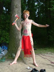 Loinclothed hobby; Obr�zek dne - the picture od the day - �awa rel - Chlapeck� indi�nsk� odd�l. L�to, 2006