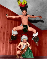 Loinclothed hobby; Obr�zek dne - the picture od the day - �awa rel - Altar boys of St. Adolf de Gitche Gumee 