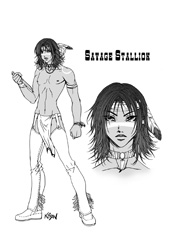 Loinclothed hobby; Obr�zek dne - the picture od the day - �awa rel -  Kosen - Savage Stallion 