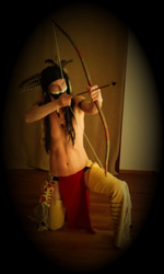 Loinclothed hobby; Obr�zek dne - the picture od the day - �awa rel -  Akecheta-kohana, native indian reenacting 