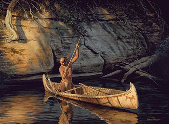 Loinclothed hobby; Obr�zek dne - the picture od the day - �awa rel -  The stillness of a woodland pool  - David Wright