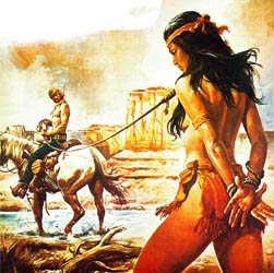 Loinclothed hobby; Obr�zek dne - the picture od the day - �awa rel -  Apache Woman (Una donna chiamata Apache) (1976, Italy)