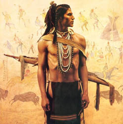 Loinclothed hobby; Obr�zek dne - the picture od the day - �awa rel -  Heritage - James Bama