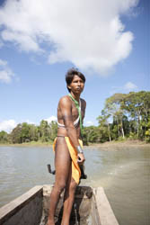 Loinclothed hobby; Obr�zek dne - the picture od the day - �awa rel -  ���n� indi�n, Panama 