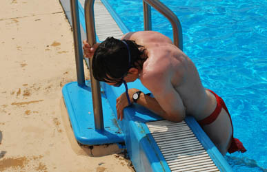 Loinclothed hobby; Obr�zek dne - the picture od the day - �awa rel -  loincloth made from licra as a male dress for swimming