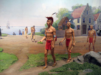 Loinclothed hobby; Obr�zek dne - the picture od the day - �awa rel - Mohawk Indians, Early New York 