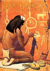 Loinclothed hobby; Obr�zek dne - the picture od the day - �awa rel - Maynard Dixon artist 