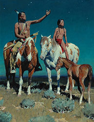 Loinclothed hobby; Obr�zek dne - the picture od the day - �awa rel -  David Mann,  Path of the Moon 