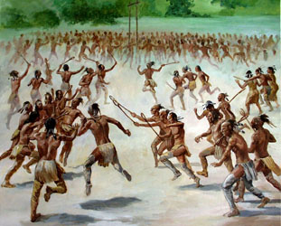 Loinclothed hobby; Obr�zek dne - the picture od the day - �awa rel - History of Lacrosse