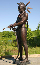 Loinclothed hobby; Obr�zek dne - the picture od the day - �awa rel - Bronze Chief Mohawk 