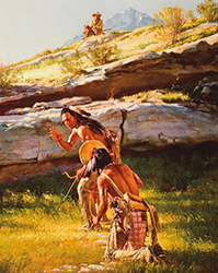 Loinclothed hobby; Obr�zek dne - the picture od the day - �awa rel - Stan Davis, The Ambush