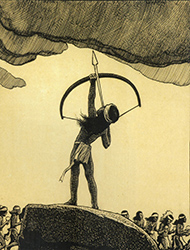 Loinclothed hobby; Obr�zek dne - the picture od the day - �awa rel - Maynard Dixon - Me No Kan 