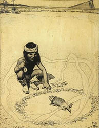 Loinclothed hobby; Obr�zek dne - the picture od the day - �awa rel - Maynard Dixon - No Pah No Mah  