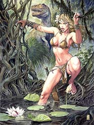 Loinclothed hobby; Obr�zek dne - the picture od the day - �awa rel - Milo Manara,  Marvel�s Savage Wolverine 