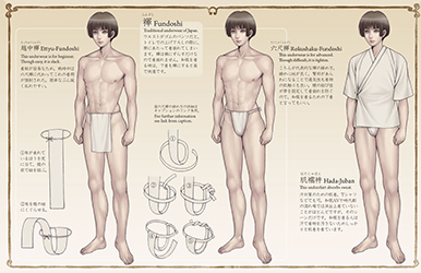 Loinclothed hobby; Obr�zek dne - the picture od the day - �awa rel - Konstrukce  bederek rokushaku a fundoshi   
