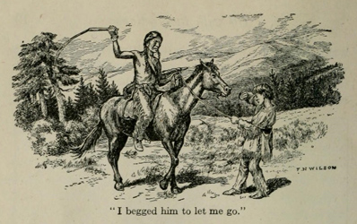Loinclothed hobby; Obr�zek dne - the picture od the day - �awa rel - The white indian boy, written and ilustrated by F.L. Wilson, World Book Company, 1922 