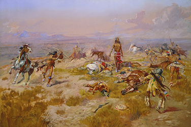 Loinclothed hobby; Obr�zek dne - the picture od the day - �awa rel - The Death Song of Lone Wolf, 1901 