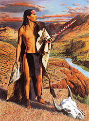 Loinclothed hobby; Obr�zek dne - the picture od the day - �awa rel - Jonathan Smith, Warrior, Osprey - Comanche 1800-74    