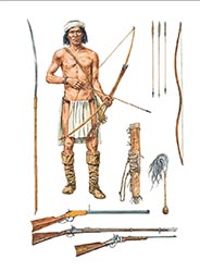 Loinclothed hobby; Obr�zek dne - the picture od the day - �awa rel - Autor: Richard Hook, kniha: Apache Warrior 1860-86 