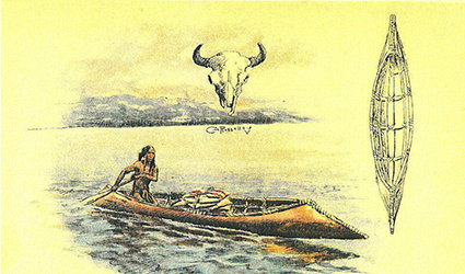 Loinclothed hobby; Obr�zek dne - the picture od the day - �awa rel - Charles M. Russell