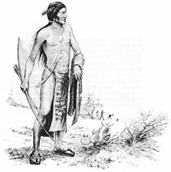 Loinclothed hobby; Obr�zek dne - the picture od the day - �awa rel -  Frank A. Weir, A Cohuilteco Indian of Southern Texas
