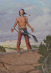 Loinclothed hobby; Obr�zek dne - the picture od the day - �awa rel -  Tom Lovell, people of the plains 