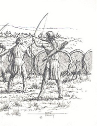Loinclothed hobby; Obr�zek dne - the picture od the day - �awa rel -  Northwest Nebraska's Indian People,  1983 