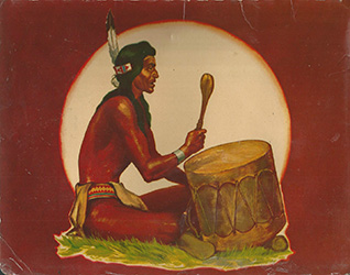 Loinclothed hobby; Obr�zek dne - the picture od the day - �awa rel -  Joseph Dreany, Maxton publishes indians in pop-up action 