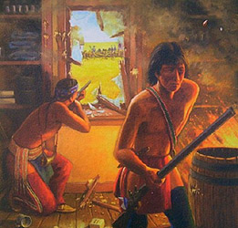 Loinclothed hobby; Obr�zek dne - the picture od the day - �awa rel -  Horse of two colors, ilustrace:  Lorence Bjorklund 