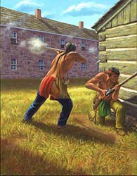 Loinclothed hobby; Obr�zek dne - the picture od the day - �awa rel -  Horse of two colors, ilustrace:  Lorence Bjorklund 