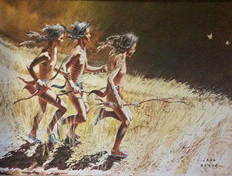 Loinclothed hobby; Obr�zek dne - the picture od the day - �awa rel - John Francis Marsh