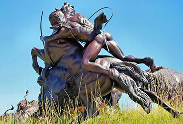 Loinclothed hobby; Obr�zek dne - the picture od the day - �awa rel - Native American Museum Tatanka 