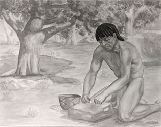 Loinclothed hobby; Obr�zek dne - the picture od the day - �awa rel - Joseph Henry Sharp, Images Of Dawn, Laguna Pueblo 