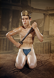 Loinclothed hobby; Obr�zek dne - the picture od the day - �awa rel - Loinclothed theatre young actor 