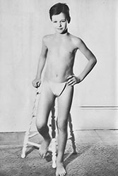 Loinclothed hobby; Obr�zek dne - the picture od the day - �awa rel - Vintage (aka) loinclothed boy, thong style 