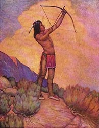 Loinclothed hobby; Obr�zek dne - the picture od the day - �awa rel - Arrow of Tee-May, Grace & Carl Moon, 1931 