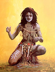 Loinclothed hobby; Obr�zek dne - the picture od the day - �awa rel - Art of Keith Parkinson, The journey from Lerfolket