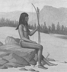 Loinclothed hobby; Obr�zek dne - the picture od the day - �awa rel -  Mohave Indian